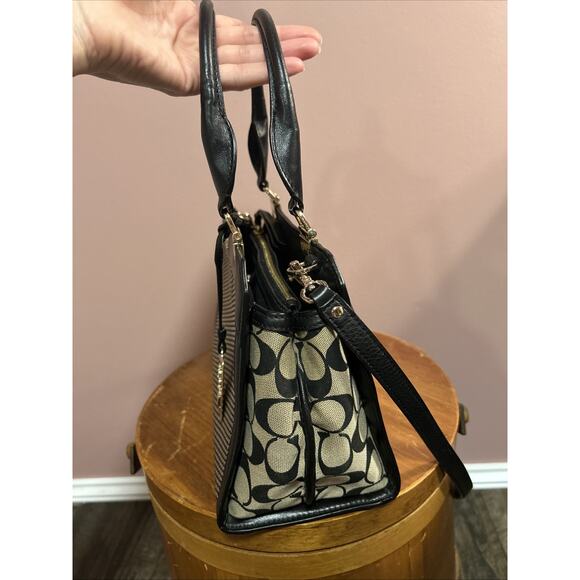 RARE Coach Madison Lexington Carryall Mono Purse Bag Leather Exploded - Picture 3 of 12